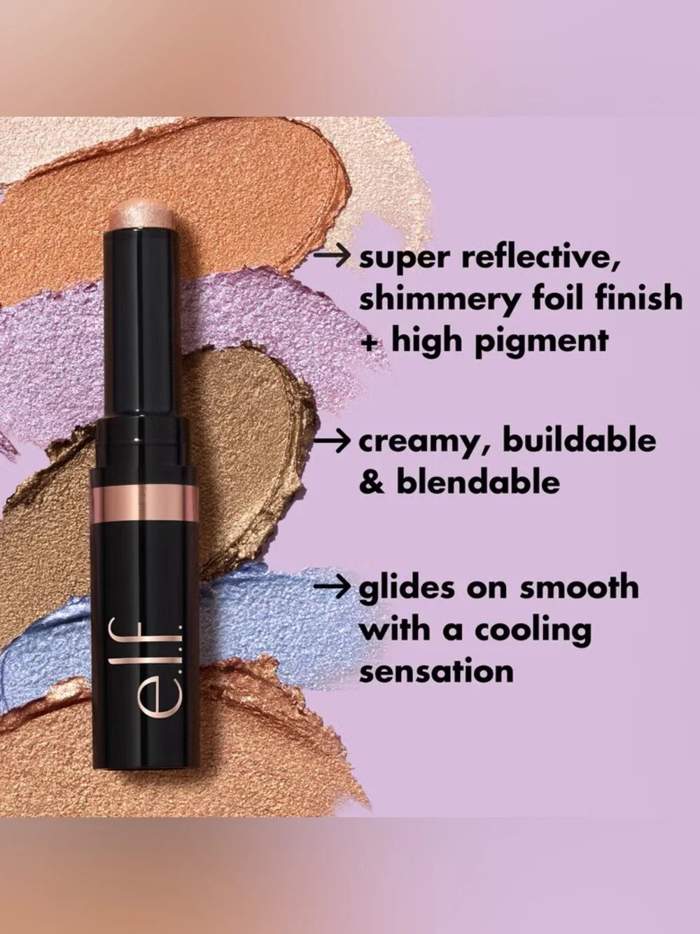 e.l.f. Glitzshow Eyeshadow Stick - Glimmer Core, NEW